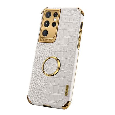 Phone Case For Samsung Galaxy S24 S23 S21 S20 Ultra Plus FE A54 A34 A14 A71 A51 A31 Note 20 Ultra 10 Plus A12 A32 S25 Ultra Back Cover Portable Ring Holder Magnetic Solid Colored PU Leather