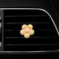 4pcs Car Air Vent Clip Aromatherapy Cute Cartoon Flowers Shape Car Air Freshener Fragrance Diffuser Car Interior Decorations Car Accessories