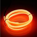 9.8ft 3m Car Light 12V LED Cold Lights Flexible EL Neon Wire Auto Lamps On Car Cold Light Strips Line Lnterior Decoration Strips Lamps Lights Flexible Neon