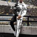 Men's Tracksuit Full Zip Hoodie Hoodies Set White Yellow Blue Khaki Hooded Graphic Animal Zipper 2 Piece Sports Outdoor Casual Sports 3D Print Streetwear Designer Basic Spring Fall Clothing Apparel