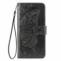 Phone Case For Samsung Galaxy S24 S22 S22 Plus Ultra S10 Plus S20 Samsung Note 10 Lite Full Body Case Portable Dustproof with Wrist Strap Butterfly Solid Colored PU Leather