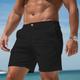 Men's Shorts Chino Shorts Summer Shorts Work Shorts Pocket Plain Comfort Breathable Short Casual Daily Holiday Cotton Blend Sports Fashion Black White