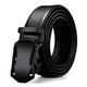 Men's Faux Leather Belt Dress Belt Ratchet Belt Casual Belt Box Buckle Black Navy Blue Faux Leather Fashion Business Formal Party Work Daily