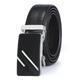 Men's Belt Ratchet Belt Black 125cm Genuine Leather Stylish Business Casual Plain Daily Vacation Going out