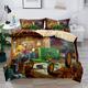 3D Bedding Farm Tractor print Print Duvet Cover Bedding Sets Comforter Cover with 1 print Print Duvet Cover or Coverlet,2 Pillowcases for Double/Queen/King