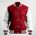 Men's Bomber Jacket Sport Coat Varsity Jacket Outdoor Daily Wear Pocket Spring Fall Color Block Fashion Streetwear Stand Collar Regular Black Wine Navy Blue Blue Red White Jacket