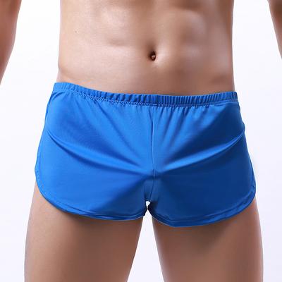 Men's Running Shorts Athletic Shorts Bottoms Athletic Athleisure Ice Silk Breathable Soft Quick Dry Fitness Gym Workout Marathon Sportswear Activewear Solid Colored Black White Red