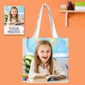 Men's Women's Kid's Tote Shoulder Bag Canvas Tote Bag Customize Oxford Cloth Shopping Daily Print Large Capacity Durable Custom Print White Personalized Valentine Gift Custom Made