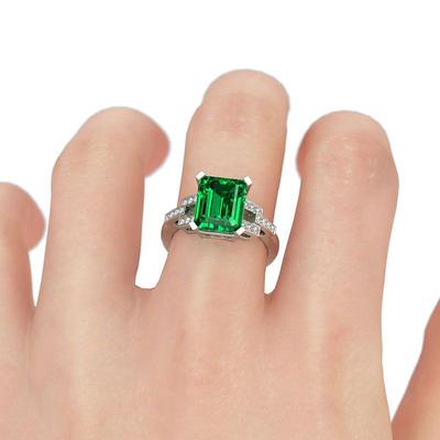 Ring Party Geometrical Green Alloy Skateboard Simple Elegant 1pc Cubic Zirconia / Women's / Wedding / Gift