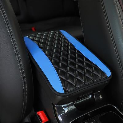 Auto Center Console Cover Pad Universal Fit for Nissan and Ford Fusion SUV/Truck/Car Waterproof Car Armrest Seat Box Cover Leather Auto Armrest Cover