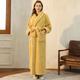 Women Fleeceed Bathrobe, Plush Long Robe Sherpa Women's Plush Soft Warm Fleece Bathrobe