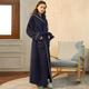 Women Fleeceed Bathrobe, Plush Long Robe Sherpa Women's Plush Soft Warm Fleece Bathrobe