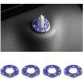 Bling Inner Car Door Lock Cover Sticker Rhinestones Pull Rod Bolt Decorations For C Class C200L GLC260 C260L Car Accessories For Women