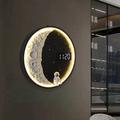 Wall Sconce Wall Clock 3 Color Wall Lamp LED Wall Lighting Fixture Wall Sconces Indoor Wall Wash Lights for Living Room Bedroom Hallway Decor 110-240V