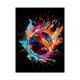 Wall Art Canvas Colorful Neon Gamer Controller Prints and Posters Pictures Decorative Fabric Painting For Living Room Pictures No Frame