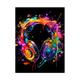 Wall Art Canvas Colorful Neon Gamer Controller Prints and Posters Pictures Decorative Fabric Painting For Living Room Pictures No Frame