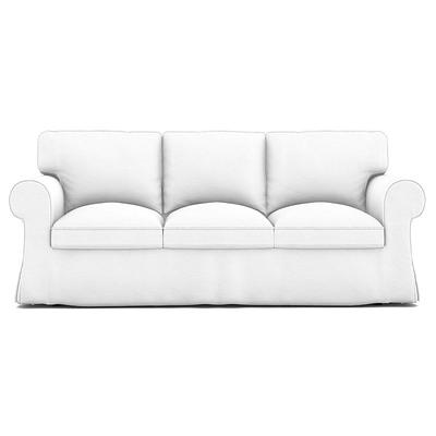 Ektorp 3 Seater Sofa Cover, Cotton Couch Cover with 3 Cushion Cover and 3 Backrest Cover, Ektorp Slipcover Washable Furniture Protector