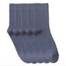 Men's 5 Pairs Socks Stockings Crew Socks Multi Color 5 Pairs Black Color Cotton Solid Colored Athleisure Daily Warm Fall Winter