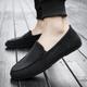 Men's Loafers Slip-Ons Driving Loafers Classic Casual Outdoor Daily Canvas Loafer 8819 gray 8819 black 9891 black Striped Summer