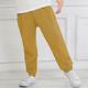 Boys Linen Pants Trousers Solid Color Soft Linen Pants Outdoor Cool Daily Black Yellow Wine Mid Waist