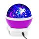 Star Galaxy Night Light for Kids Nebula Star Projector 360 Degree Rotation 4 LED Bulbs 8 Light Color Changing with USB