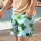 St Paddys St.Patrick's Day Shamrock Luck Men's Resort 3D Printed Board Shorts Swim Shorts Swim Trunks Pocket Drawstring with Mesh Lining Comfort Breathable Holiday Beach Short S TO 3XL
