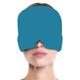 Headache Relief Ice Hat Flexible Gel Cold Compress Cap for Soothe Pain Sinus Pressure Tension Physical Calming Compressed Cooling Head Wrap for Puffy Eyes Travel Ice Pack Sleep Eye Mask