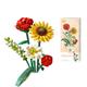 Women's Day Gifts Miniature Building Blocks Bouquet Set Artificial Flowers Diy Unique Home Decoration Plant Series Home Decor Valentine's Day Mother's Day Gift B Mother's Day Gifts for MoM