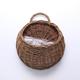 wall hanging flower basket decoration woven basket straw basket wicker flower pot rattan basket plant rattan wall hanging flower basket wholesale