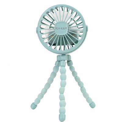 USB Charging Portable Fan Eight-claw Fish Mini Luminous Fan Can Be Hung Can Be Standing Can Be Wrapped Three Windshields