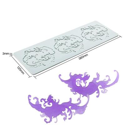 Long Strip Love Bubble Fondant Lace Pad Diy Baking Decoration Molecular Cooking Printing Mold