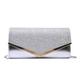 Women's Clutch Bags PU Leather Party / Evening Bridal Shower Wedding Party Metallic Silver Rose Gold Black
