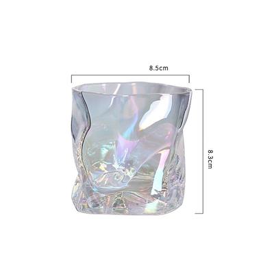 1pcs Glass Bar Transparent Whiskey Glass Creative Bar Japanese Glass Beer Glass Influencer Cup.