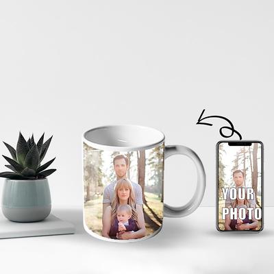 Personalized Photo Coffee Mug - Custom Mug Gift for Family Christmas Gift Mug Ceramic Mug 11oz