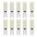 5pcs 10pcs G9 LED Bi-pin Lights 6W 450-550lm 22 LED Beads SMD 2835 T Bulb Shape Dimmable Warm White Cold White 220-240V 110-130V RoHS for Chandeliers Accent Lights Under Cabinet Puck Light