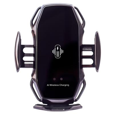 Smart Sensor Car Phone Holder Fast Charging Wireless Chargers Infrared Sensor Automati Clamping Fast Charging Phone Holder Mount Car Charger For iPhone Huawei Samsung