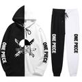 One Piece Monkey D. Luffy Pants Outfits Hoodie Anime Harajuku Graphic Kawaii Pants Hoodie For Couple's Men's Women's Adults' Hot Stamping