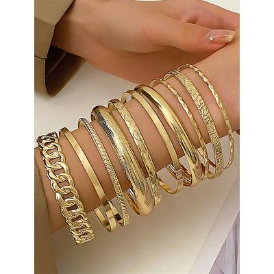 Women's Bangle Fashion Outdoor Geometry Bracelets Bangles