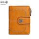 Women's Wallet Credit Card Holder Wallet PU Leather Shopping Daily Holiday Buttons Zipper Large Capacity Waterproof Lightweight Solid Color Light Blue claret Antique yellow