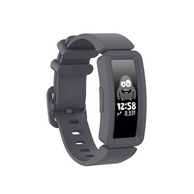 Watch Band for Fitbit Ace 2 Silicone Replacement Strap with Case Soft Breathable Sport Band Wristband