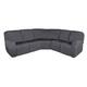 Waterproof L Shape Sectional Recliner Sofa Covers Corner Sofa Stretch Jacquard Reclining Couch Covers for Reclining Sofa Soft Washable