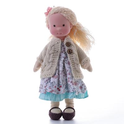 Cotton Body Waldorf Doll Doll Artist Handmade Mini Dress-Up Doll Diy Halloween Gift Box Packaging Blessing for Christmas Gifts