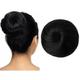 Black Hair Bun Hair Pieces for Women Girls Lady Drawstring Fake Ballet Bun Extensions Synthetic Updo Donut Chignon One Piece