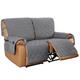 2 Seater Anti-Slip Recliner Sofa Cover fit Leather Recliner Sofa Water Resistant Anti-Scratch Couch Cover for Double Recliner Split Sofa Cover for Each Seat Furniture Protector with Elastic Straps