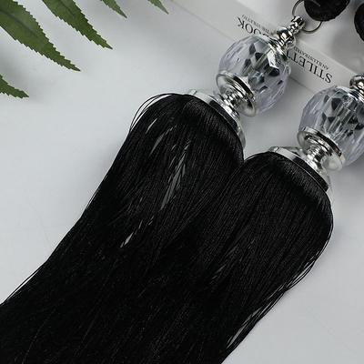 2 Pcs Rope Curtain Tassel Tie Backs Curtain Fringe Tiebacks Holdbacks Window Drapes Curtain Supplies Rope Room Accessories