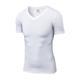 Men's Compression Shirt Running Shirt Short Sleeve Tee Tshirt Athletic Athleisure V Neck Spandex Breathable Quick Dry Soft Fitness Gym Workout Performance Sportswear Activewear Fashion Black White