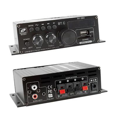 High Quality 1 Set 800W 2 Channel BT Mini HIFI Power Amplifier Audio Stereo Amp Home Car FM