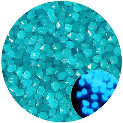 500PCS Garden Decoration Pebbles, Glow in The Dark Luminous Stones, Decorative Pebbles for Outdoor, Fish Tank, and Aquarium Decor