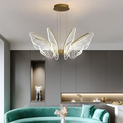 LED Pendant Light Butterfly Design 68cm Single Design Metal LED Nordic Style 220-240V