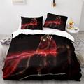 3Pcs/2Pcs Basketball Print Duvet Cover Set Bedding Sets Comforter Cover with Soft Lightweight Microfiber